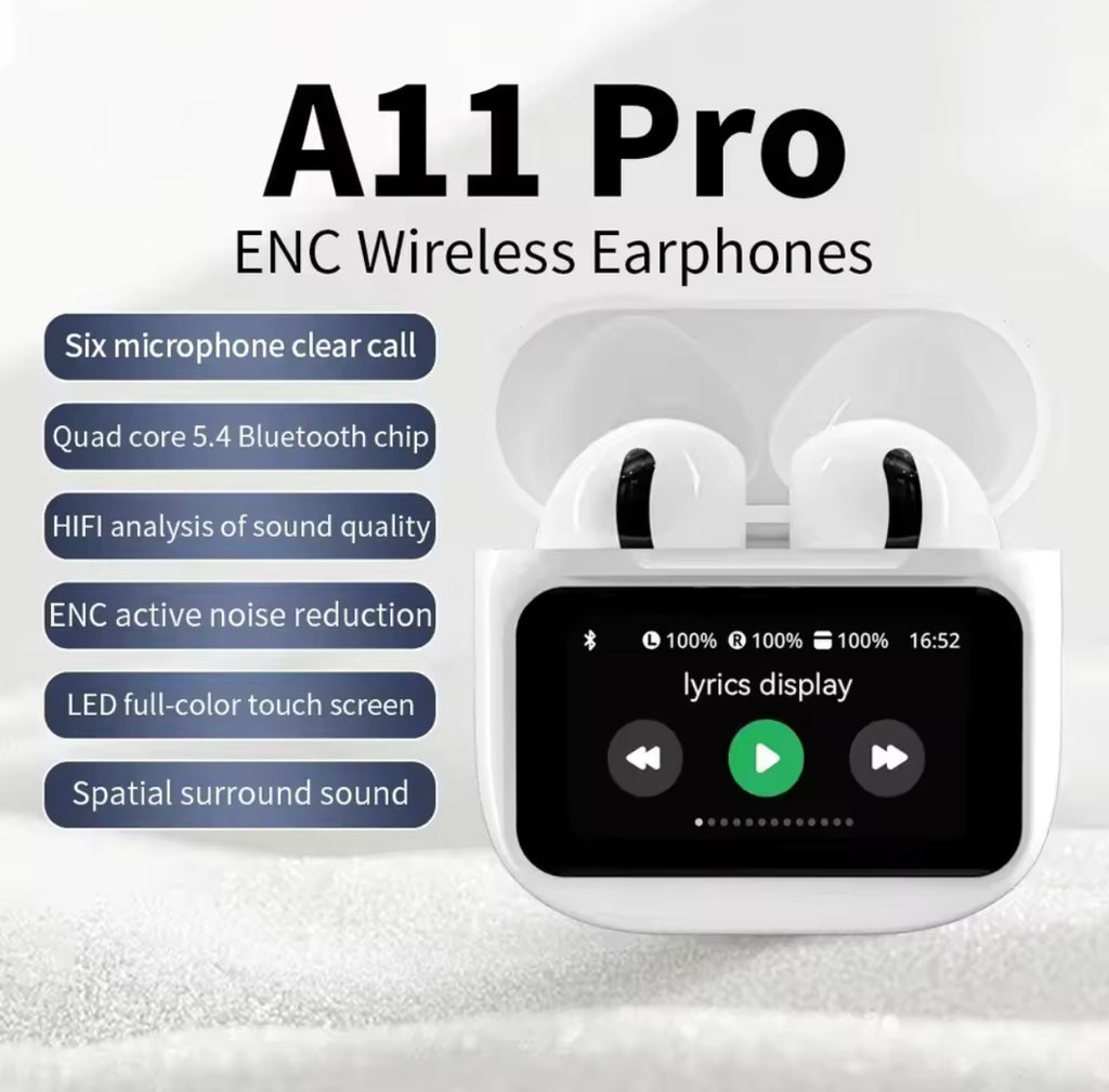 A11 pro Wireless Earbuds – Bluetooth Earphones NZ | Fast Delivery