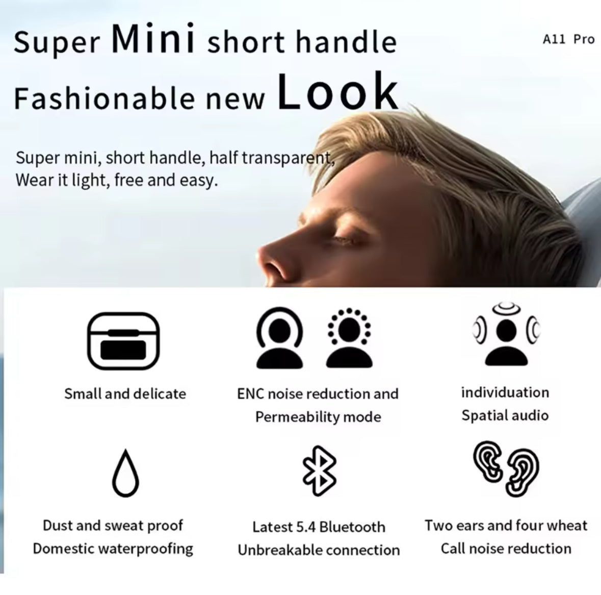 A11 pro Wireless Earbuds – Bluetooth Earphones NZ | Fast Delivery